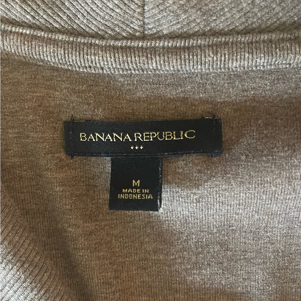 Banana Republic Women’s Brown Shawl Collar Pullover Sweater M Cotton Blend - Picture 8 of 9